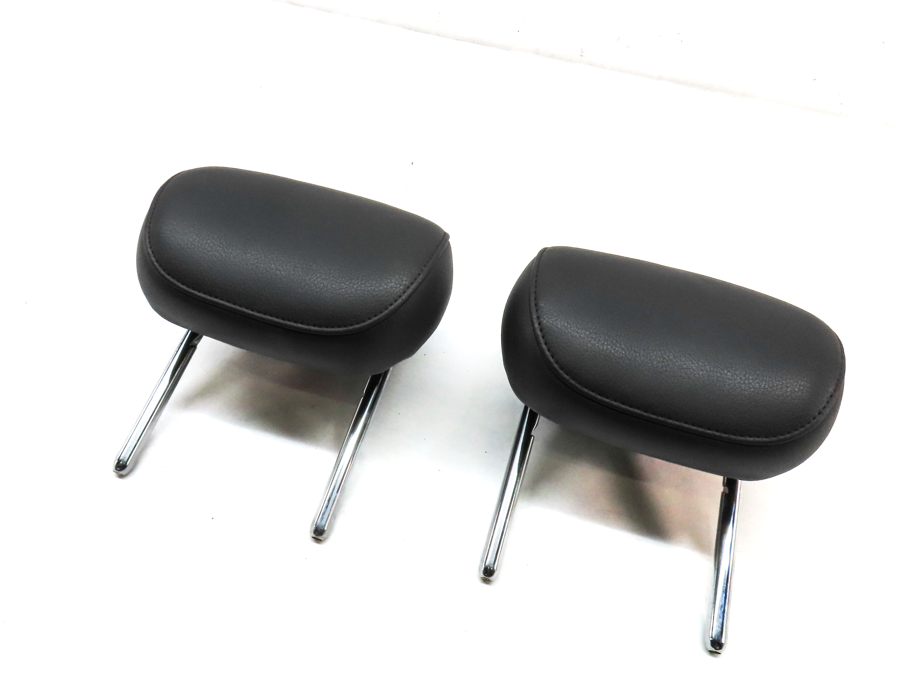 12-18 AUDI A7 S7 RS7 (C7 4G8) REAR LEFT & RIGHT SEAT HEADREST SET2 (BLACK) — exact item pictured